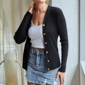 Black Kate Kasin cardigan